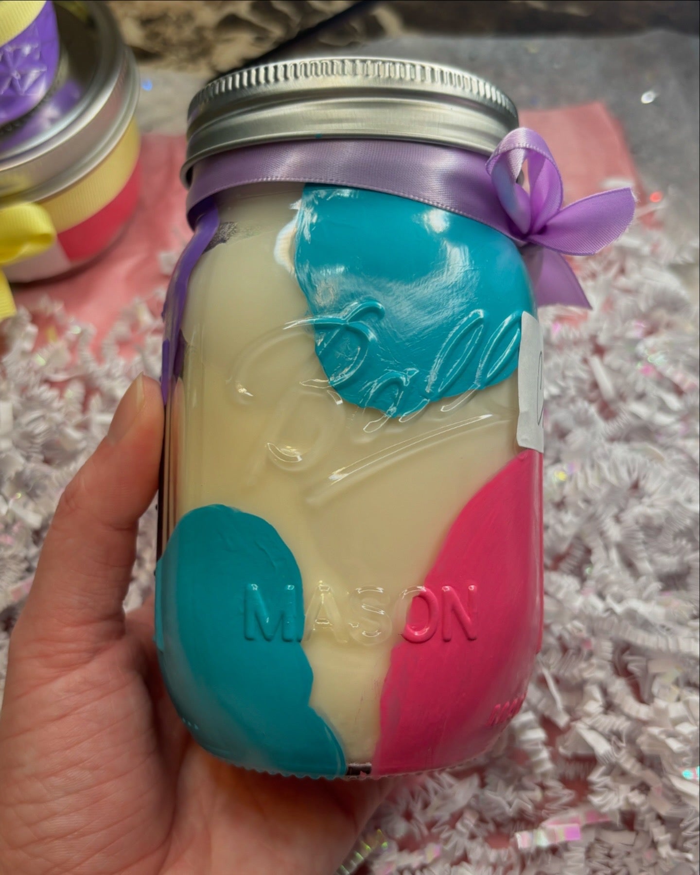 8 oz. Cow Print Candle Groovy