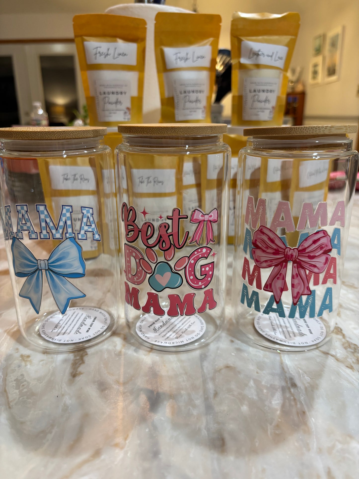 Pre-Made 16oz. Glass Cups