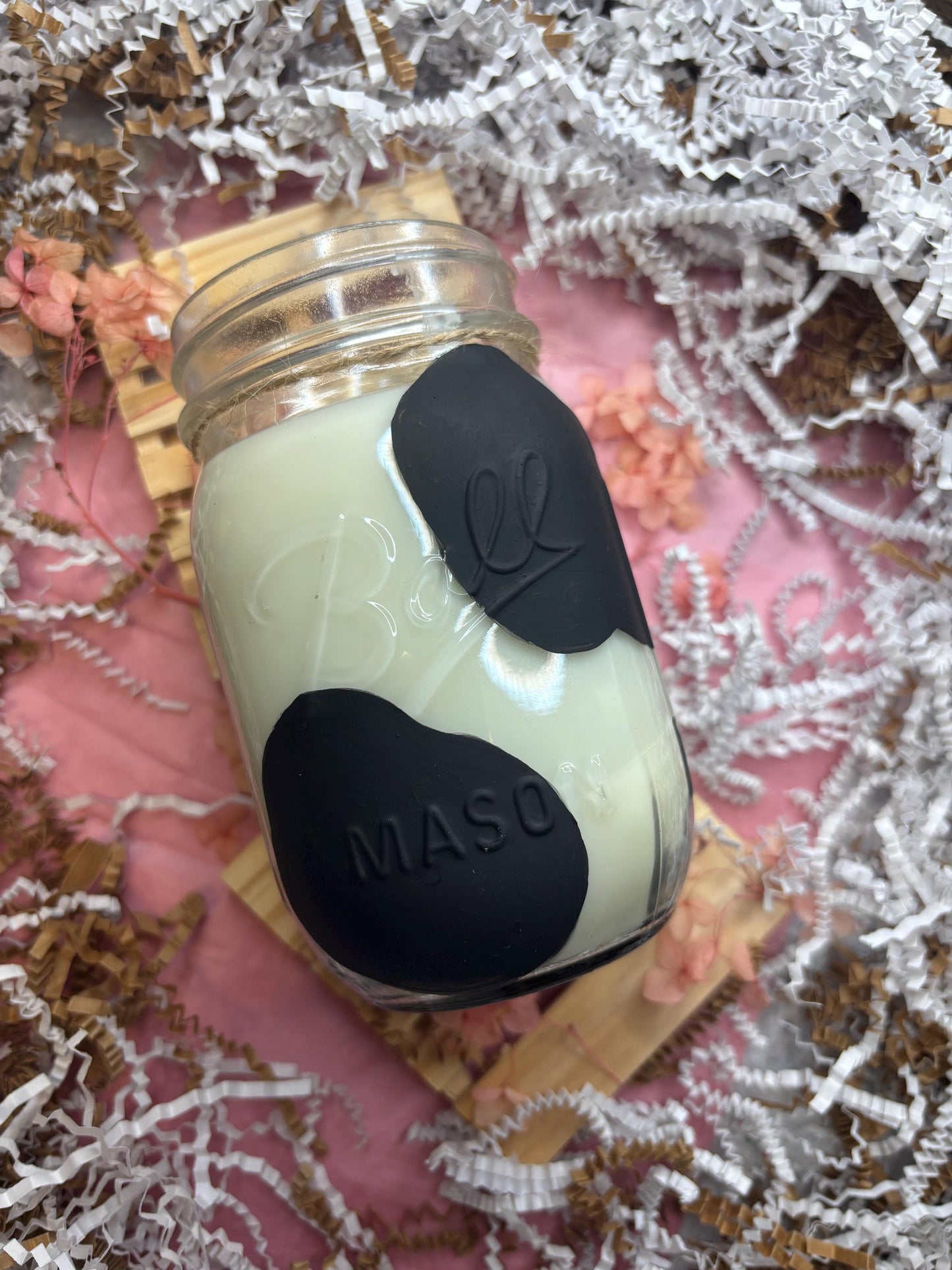 16 oz. Cow Print Candle