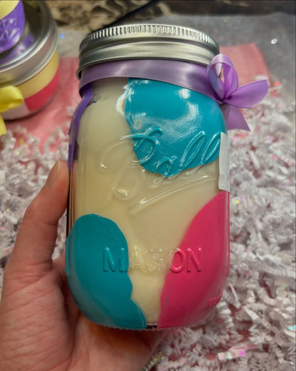 8 oz. Cow Print Candle Groovy