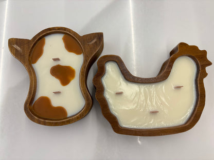 Cow Dough Bowl Candle