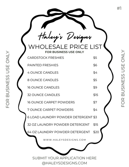 Wholesale *BUSINESS USE ONLY*