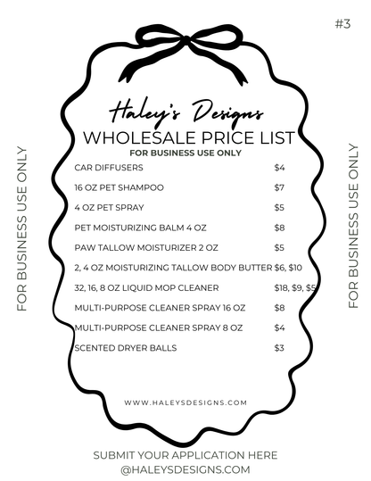 Wholesale *BUSINESS USE ONLY*