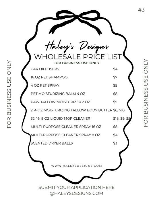 Wholesale *BUSINESS USE ONLY*
