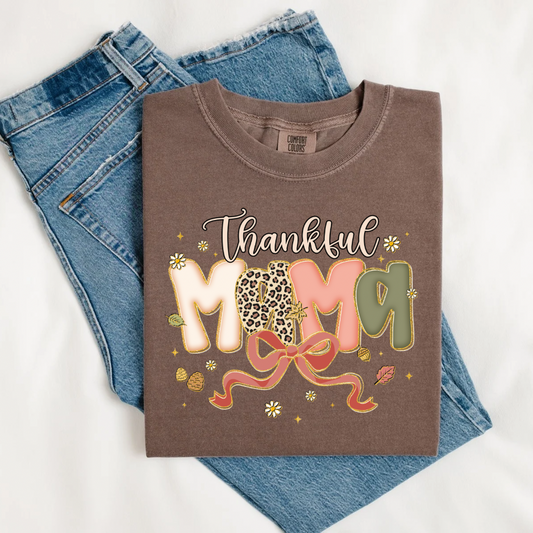 Thankful Mama Tee (More colors available)