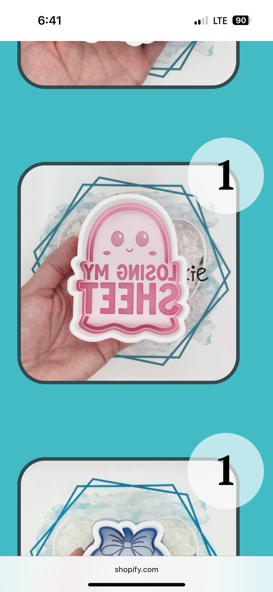 Loosing My Sheet! Ghost Freshie (Pre-order)