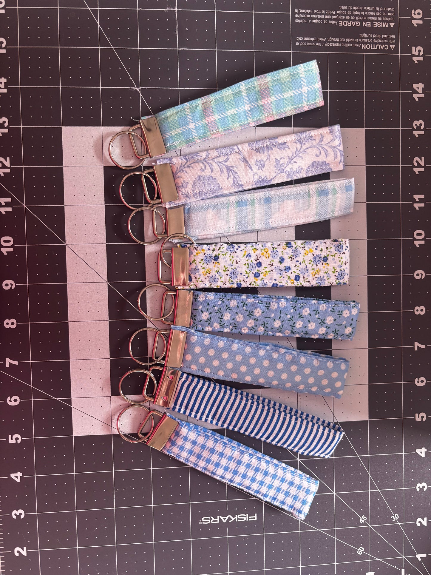 Hand Sewn Wristlet Keychain