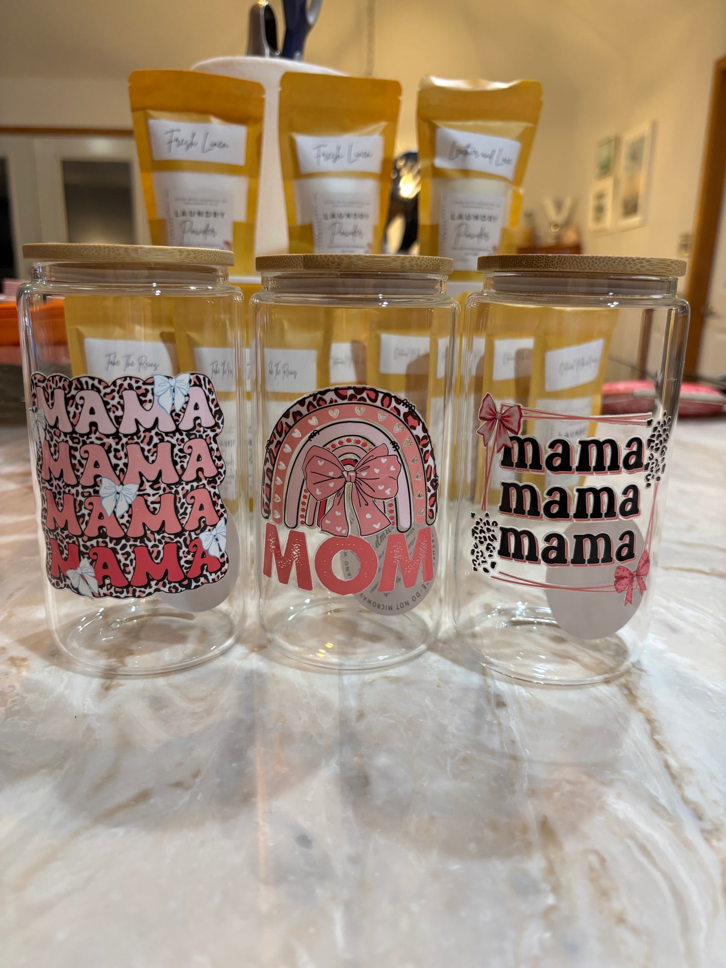 Pre-Made 16oz. Glass Cups