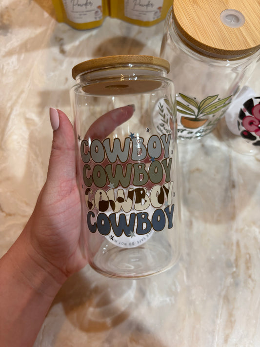 Pre-Made 16oz. Glass Cups