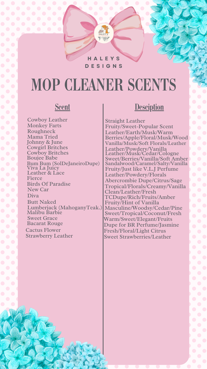 PREORDER Mop Cleaning Liquid