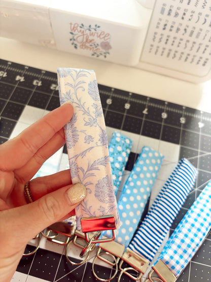 Hand Sewn Wristlet Keychain