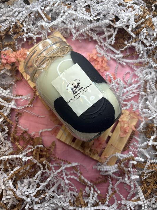 16 oz. Cow Print Candle